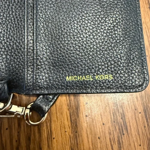 Michael Kors Black Leather Crossbody Bag - Picture 3 of 9